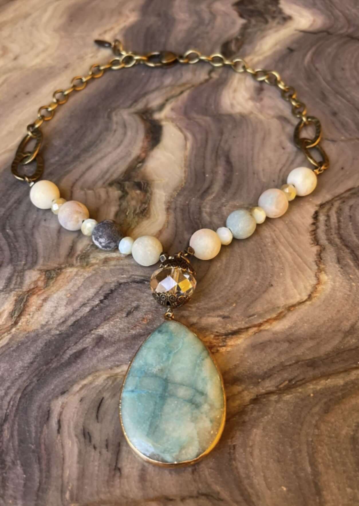 Georgia Bay Statement Necklace Made in USA