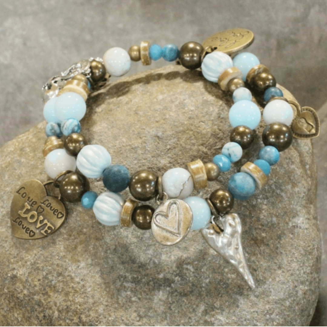 Loads of Love Charms Bracelet Made in USA