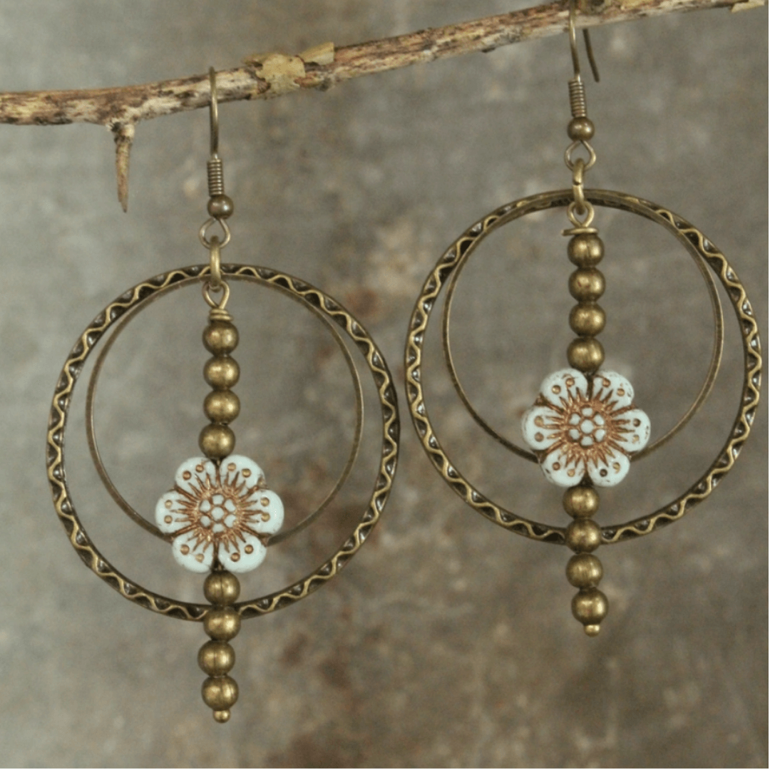 Picasso Wildflower Earrings Made in USA