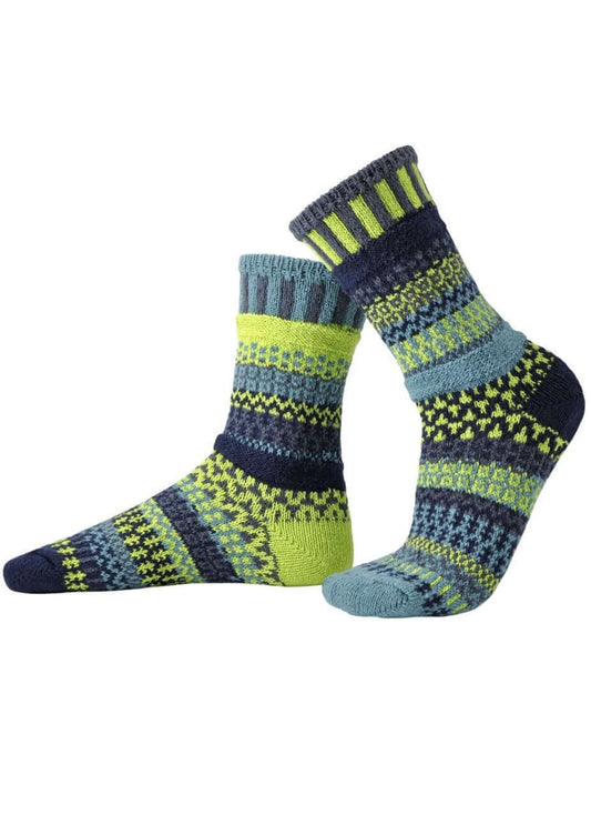 LEMONGRASS Knitted Crew Socks Made in USA