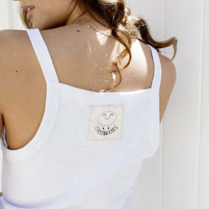 Sleepaholik Any Time & All the Time Cotton Tank Top - Clearance Final Sale