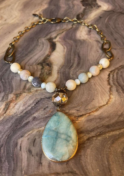 Georgia Bay Statement Necklace Made in USA