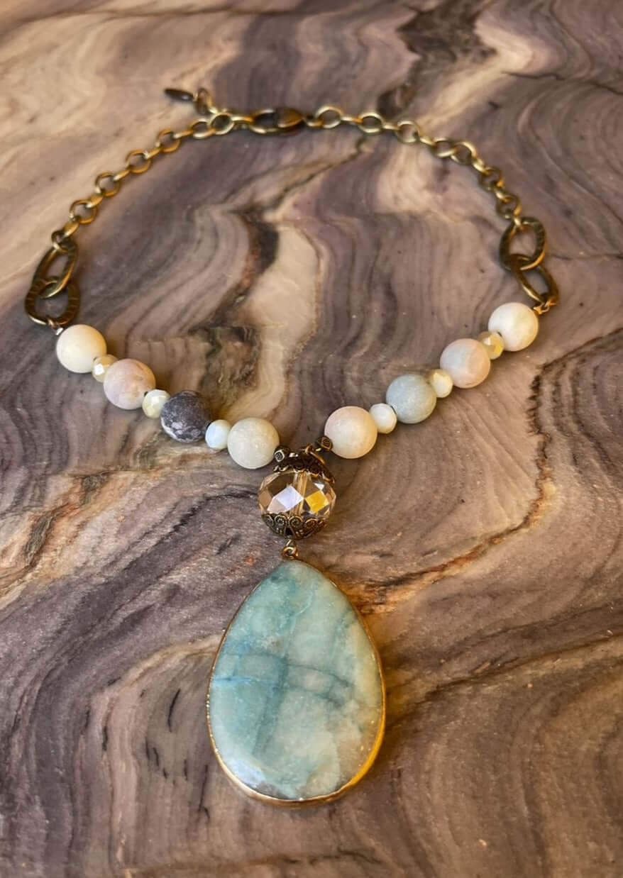 Georgia Bay Statement Necklace Made in USA