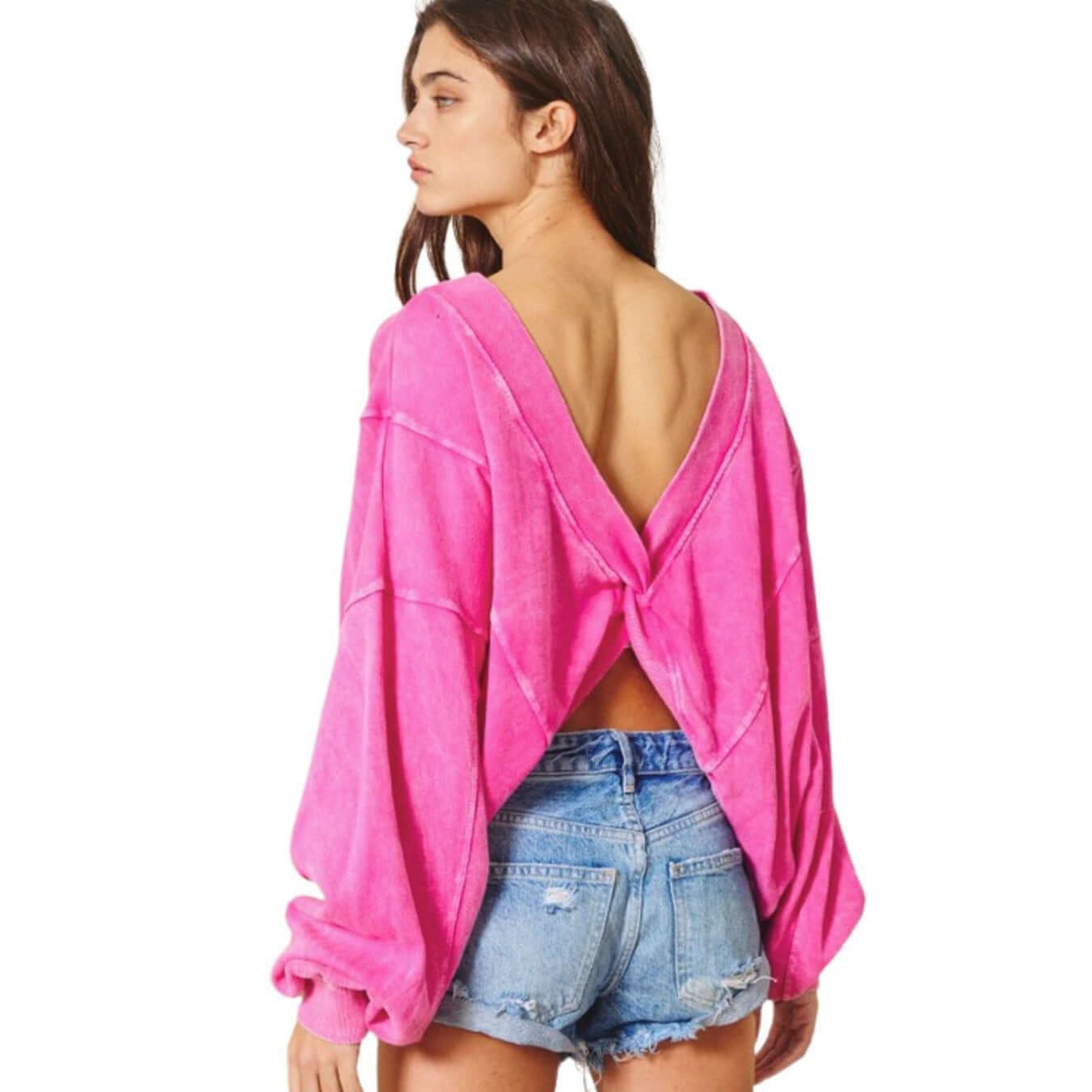 Reversible Twist Sweatshirt Made in USA