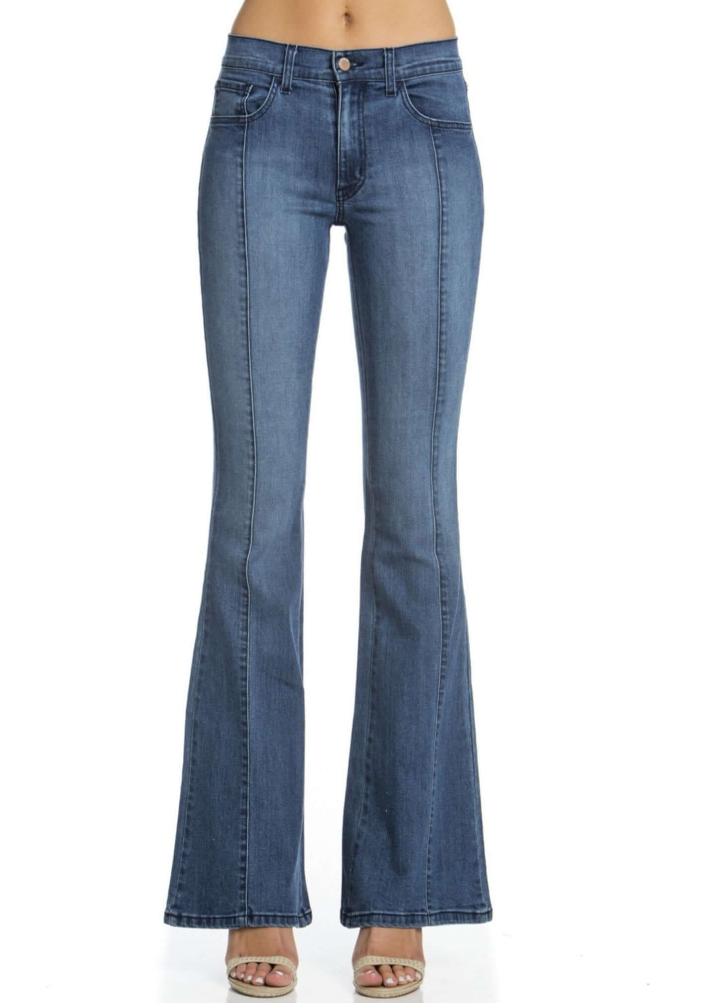 Rumor Has It Front Seam Flared Denim Jeans CLEARANCE FINAL SALE