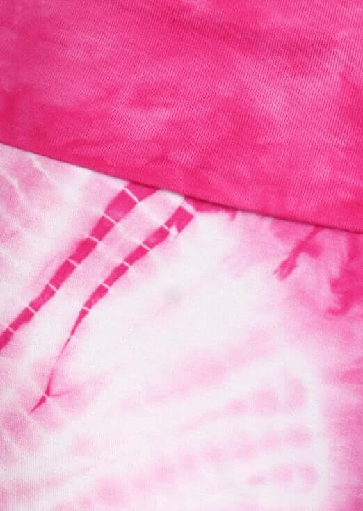 Unique Dyed Palazzo Lounge Pants Fuchsia