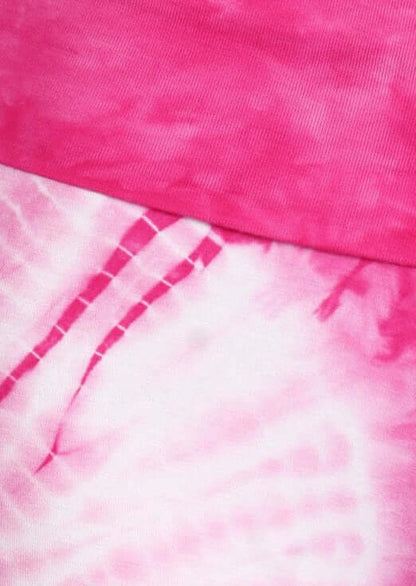 Unique Dyed Palazzo Lounge Pants Fuchsia