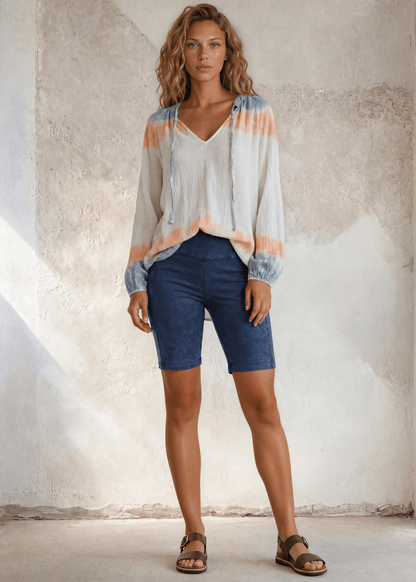 Maya Cotton Gauze Tie Dye Top Made in USA