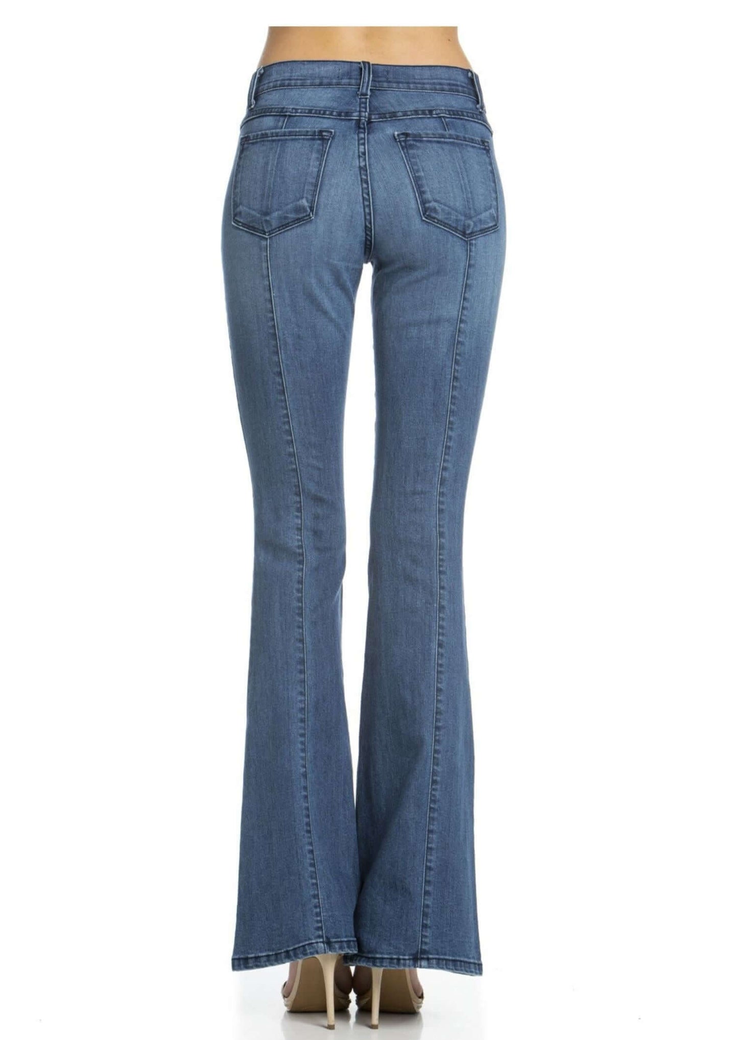 Rumor Has It Front Seam Flared Denim Jeans CLEARANCE FINAL SALE