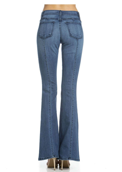 Rumor Has It Front Seam Flared Denim Jeans CLEARANCE FINAL SALE