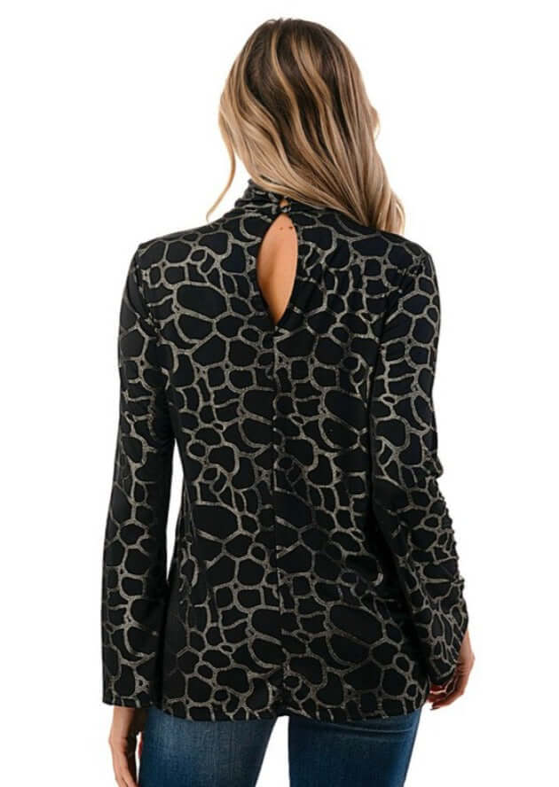 Black Alluring Night Out Top CLEARANCE FINAL SALE
