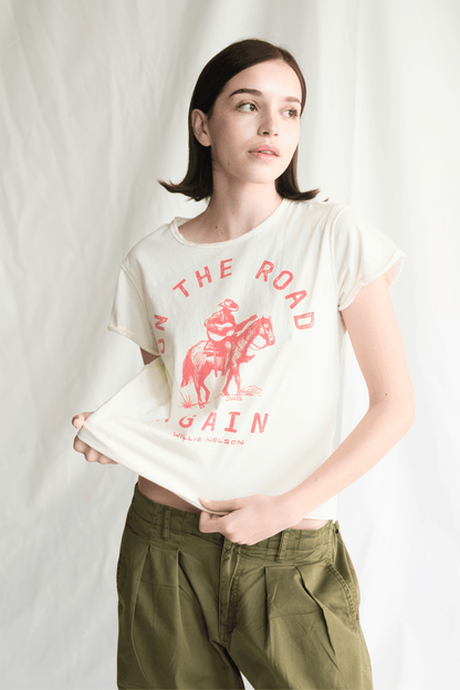 Willie Nelson On The Road Again Tee