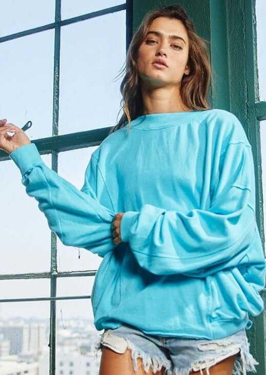 Reversible Twist Sweatshirt Made in USA