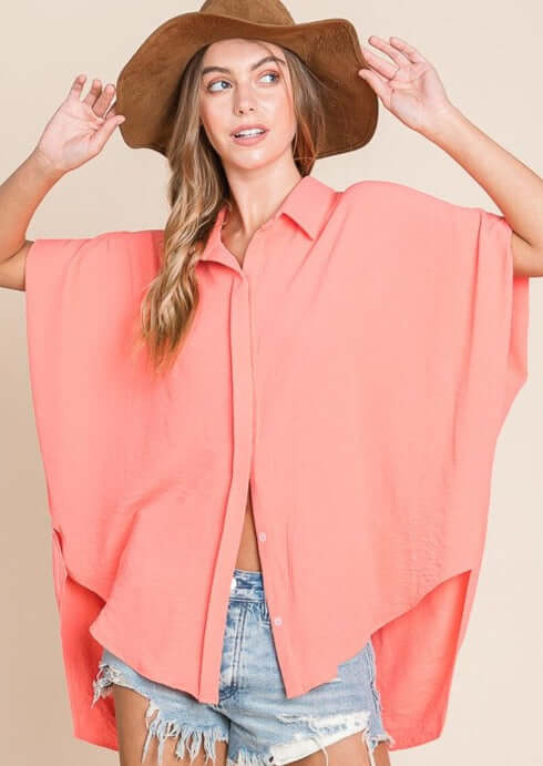 Our Favorite Versatile Button Down Top - CLEARANCE FINAL SALE