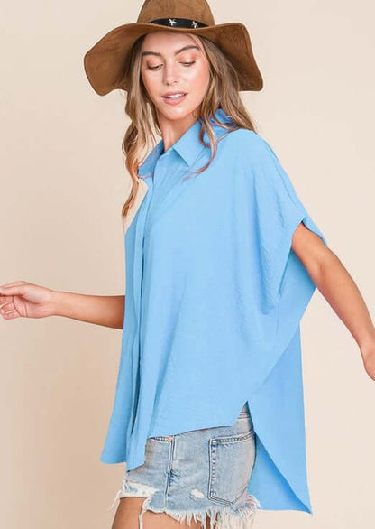 Our Favorite Versatile Button Down Top - CLEARANCE FINAL SALE