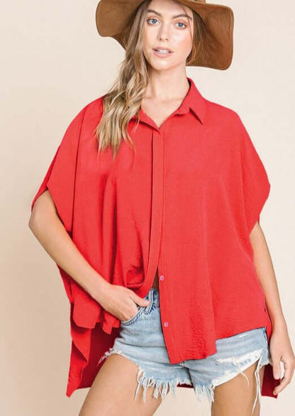Our Favorite Versatile Button Down Top - CLEARANCE FINAL SALE