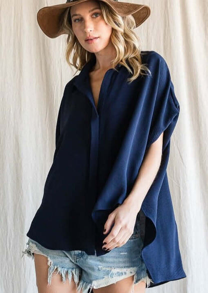 Our Favorite Versatile Button Down Top - CLEARANCE FINAL SALE