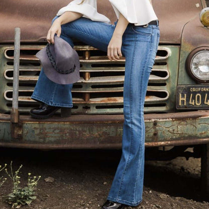 Rumor Has It Front Seam Flared Denim Jeans CLEARANCE FINAL SALE