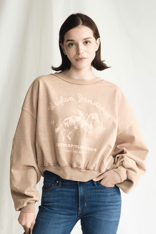 Waylon Jennings Hometown Sweatshirt