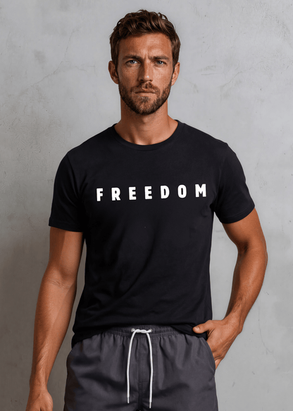 FREEDOM Patriotic Cotton T-Shirt