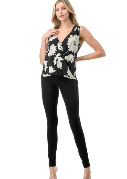 Forever Florals Surplice Top CLEARANCE FINAL SALE