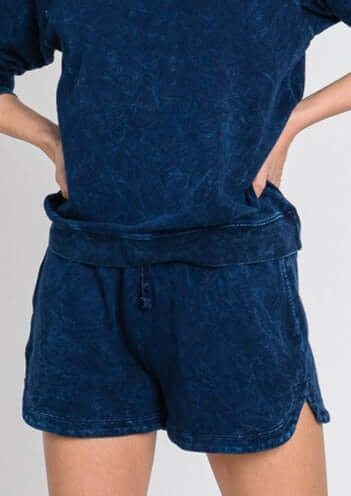 All American Mineral Washed French Terry Shorts - Clearance Final Sale