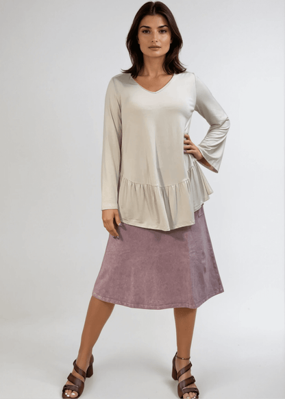 Ally Grab and Go Tunic (Cream)