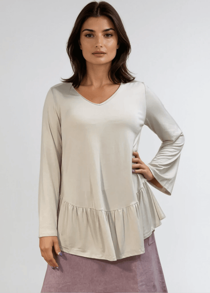 Ally Grab and Go Tunic (Cream)