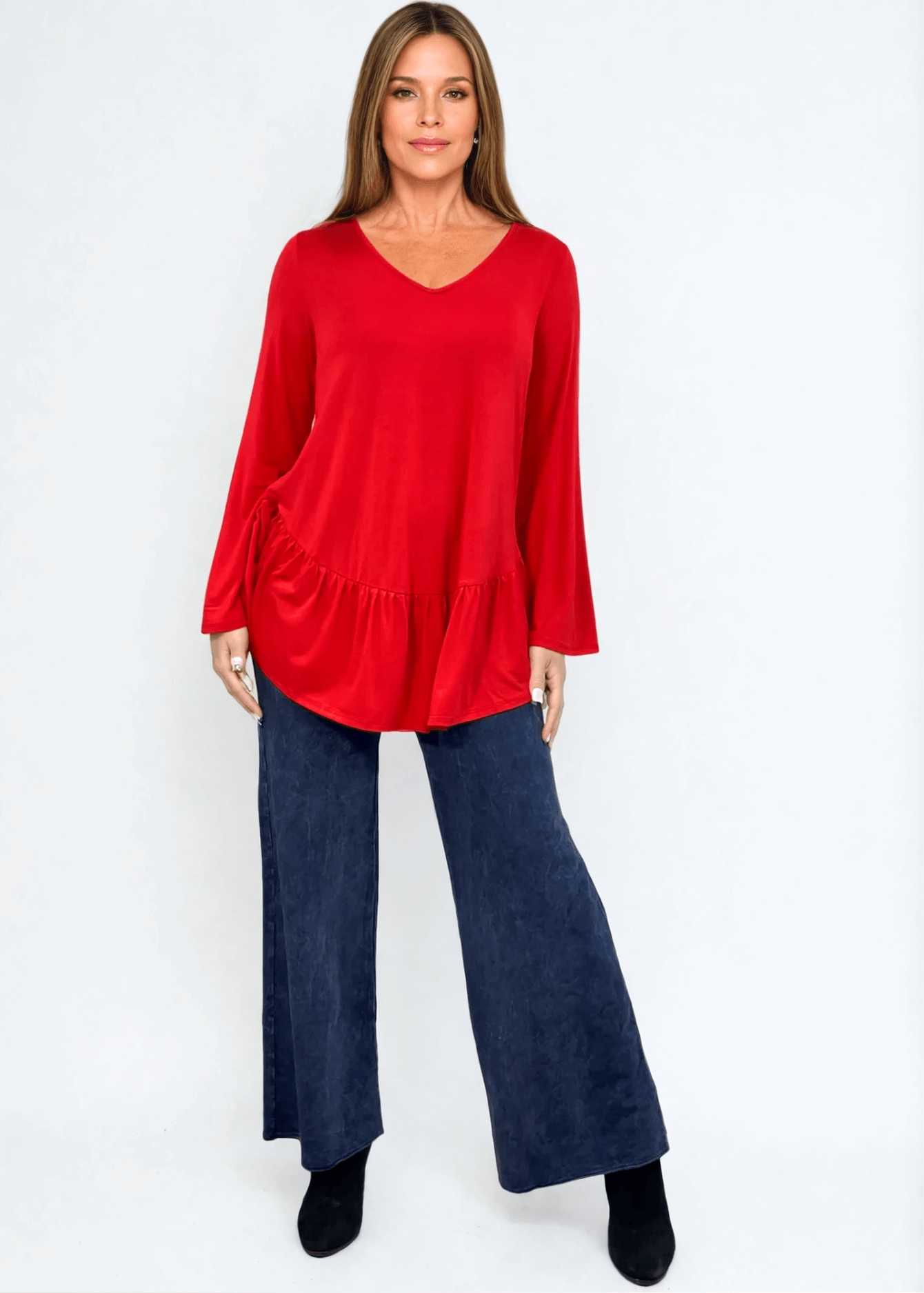 Ally Grab and Go Tunic (Red)