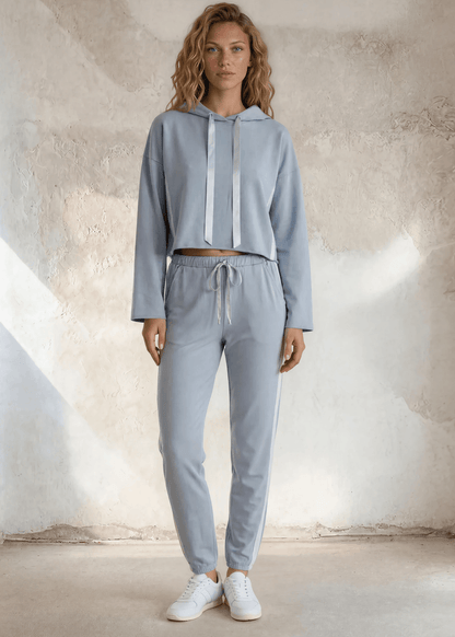 Bianca Cropped Hoodie Made in USA