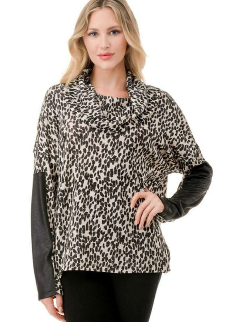 Stylish Cowl Neck Top CLEARANCE FINAL SALE