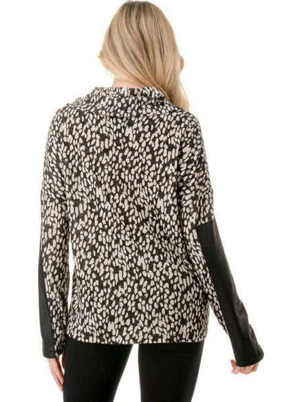 Stylish Cowl Neck Top CLEARANCE FINAL SALE
