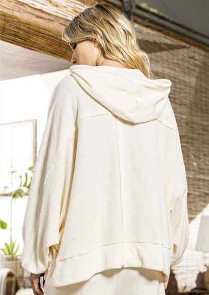 Lounge in Style French Terry Cotton Hoodie