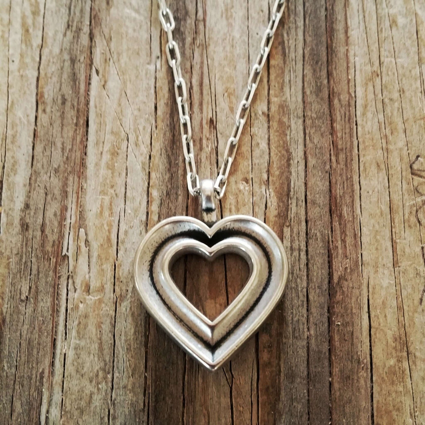 LOVE Heartbeat Necklace - Sterling Silver