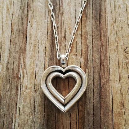 LOVE Heartbeat Necklace - Sterling Silver