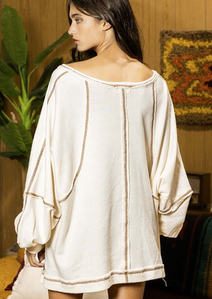 So Slouchy Raglan - Clearance Final Sale