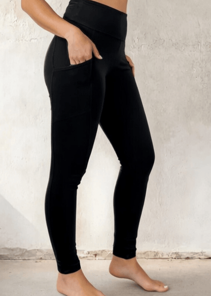 Plano  Perfect Fit Pocket Leggings (Solid Beige)