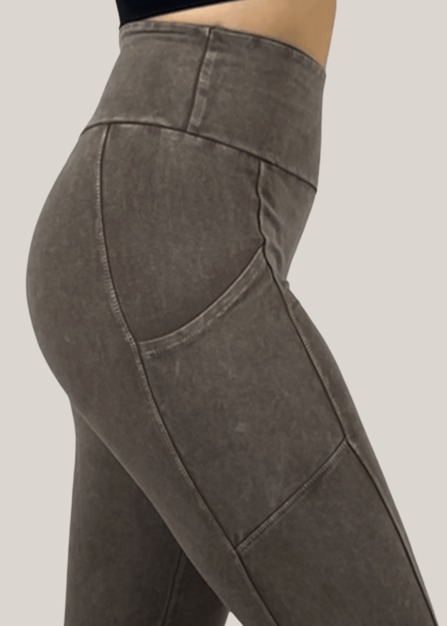 Plano Perfect Fit Pocket Leggings (Desert Taupe)