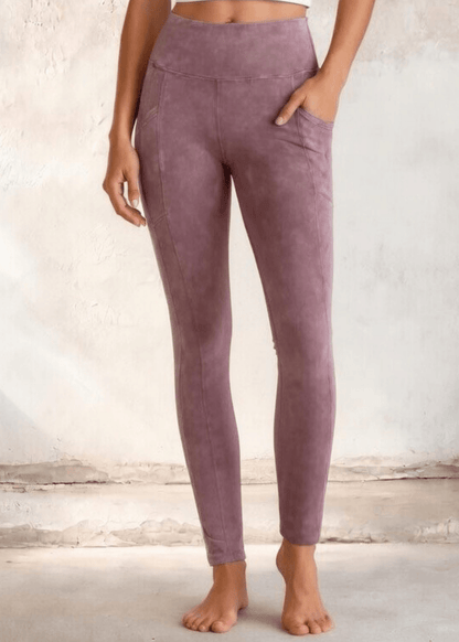 Plano  Perfect Fit Pocket Leggings (Solid Beige)