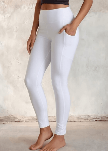 Plano  Perfect Fit Pocket Leggings (Solid Beige)