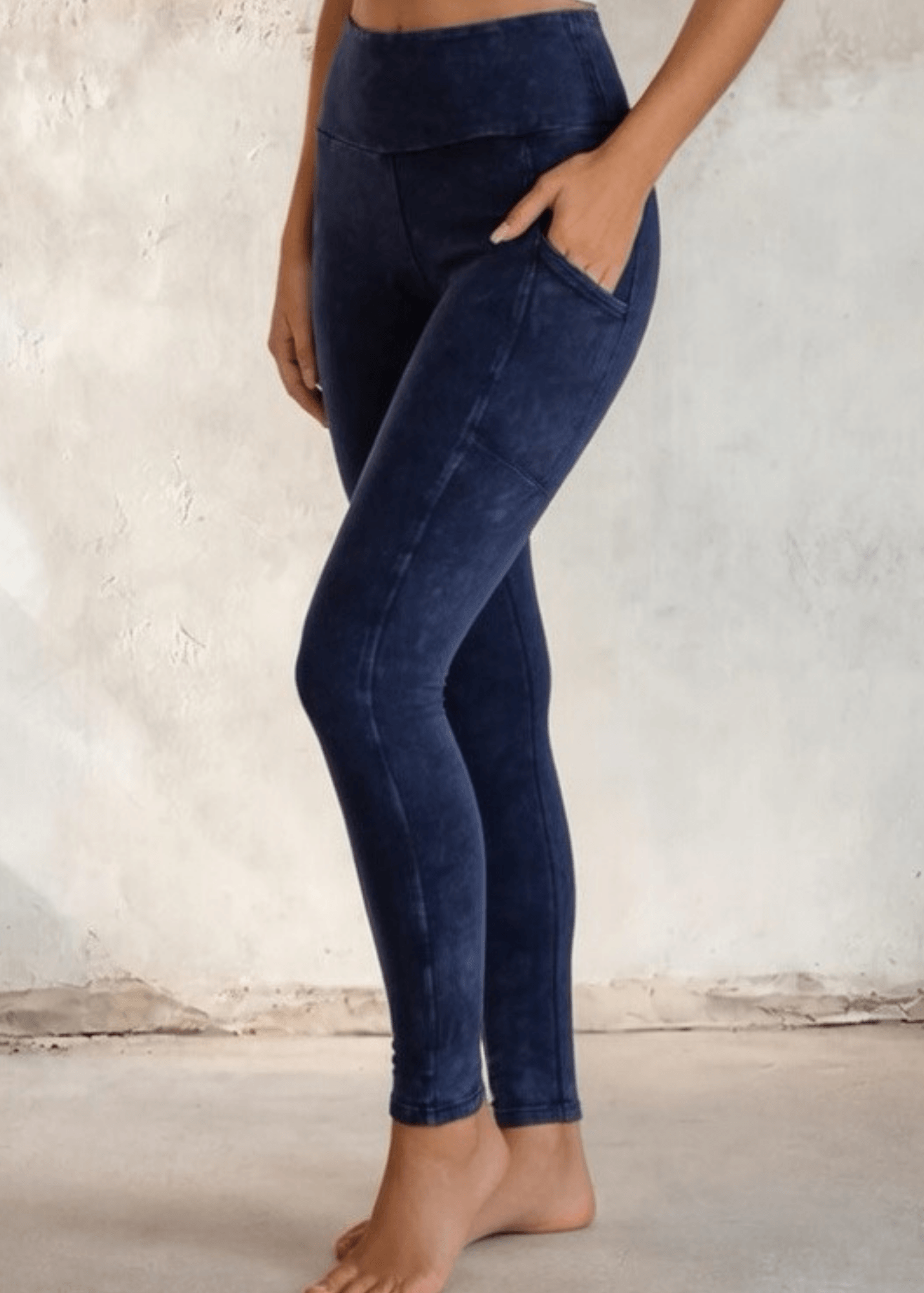Plano  Perfect Fit Pocket Leggings (Solid Beige)