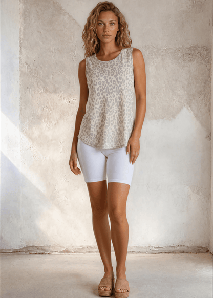 Madelyn Animal Print Soft Knit Top