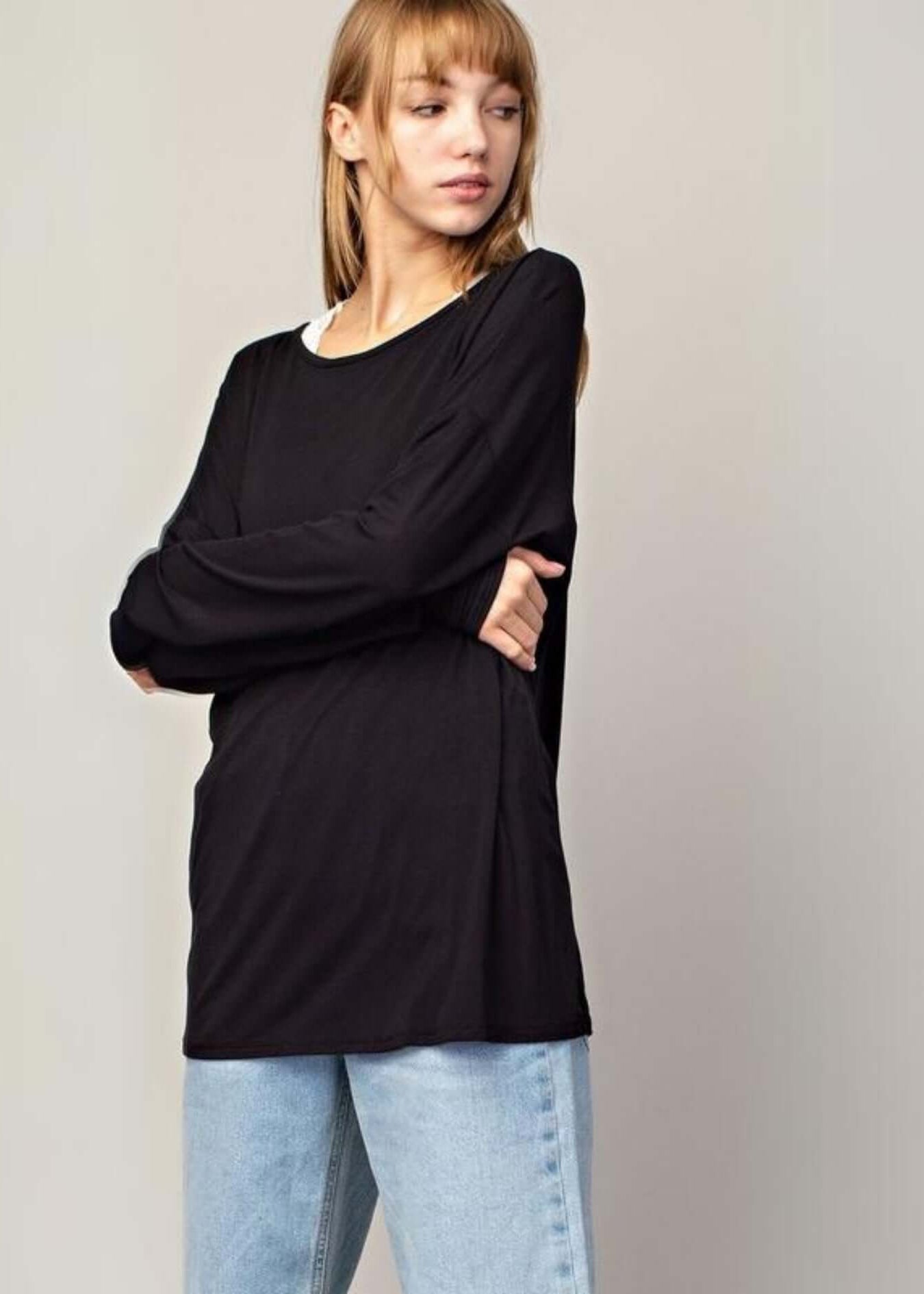 Bamboo Back Drop Top CLEARANCE FINAL SALE