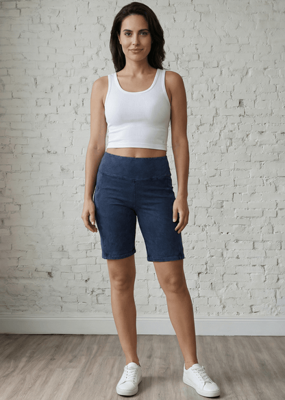 Hilton Head Hybrid Shorts (Dark Denim)