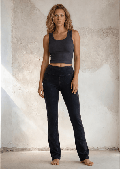 Pike's Peak Perfect Fit Bootcut Pants (Black Denim)