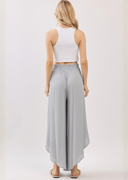 Val's Vacation Flowy Pants (Gracious Gray)