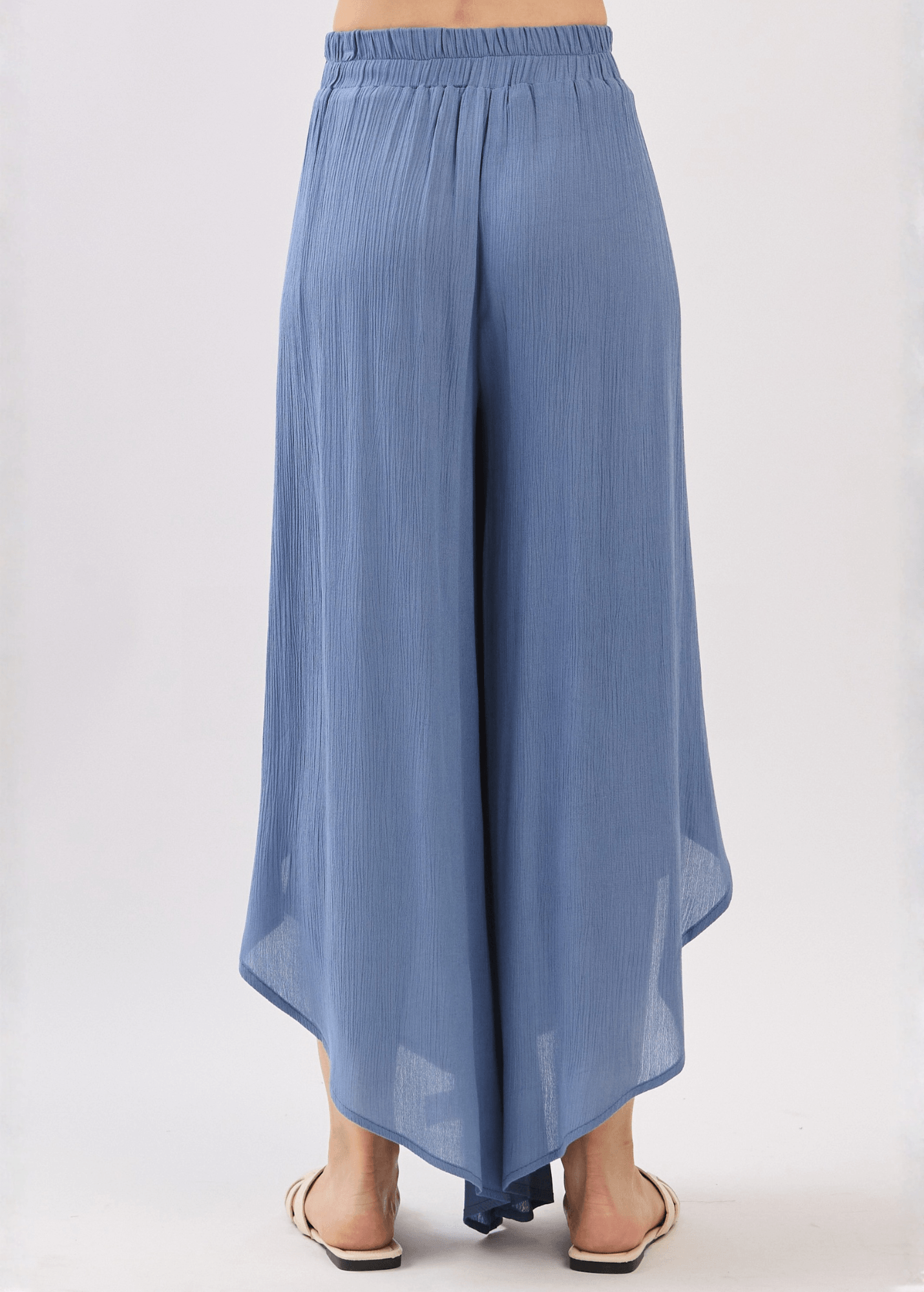 Val's Vacation Flowy Pants (Denim Blue)