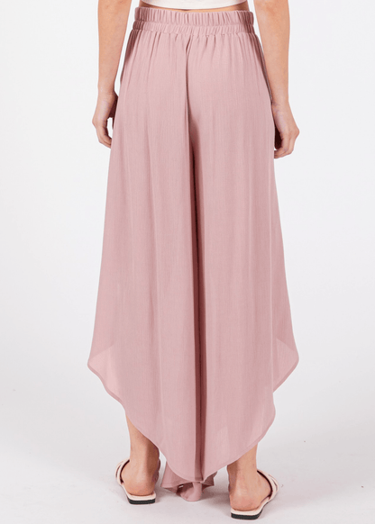 Val's Vacation Flowy Pants (Dusty Rose)