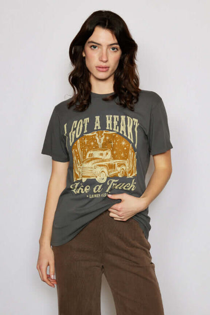 Lainey Wilson Heart Like a Truck Unisex Tee