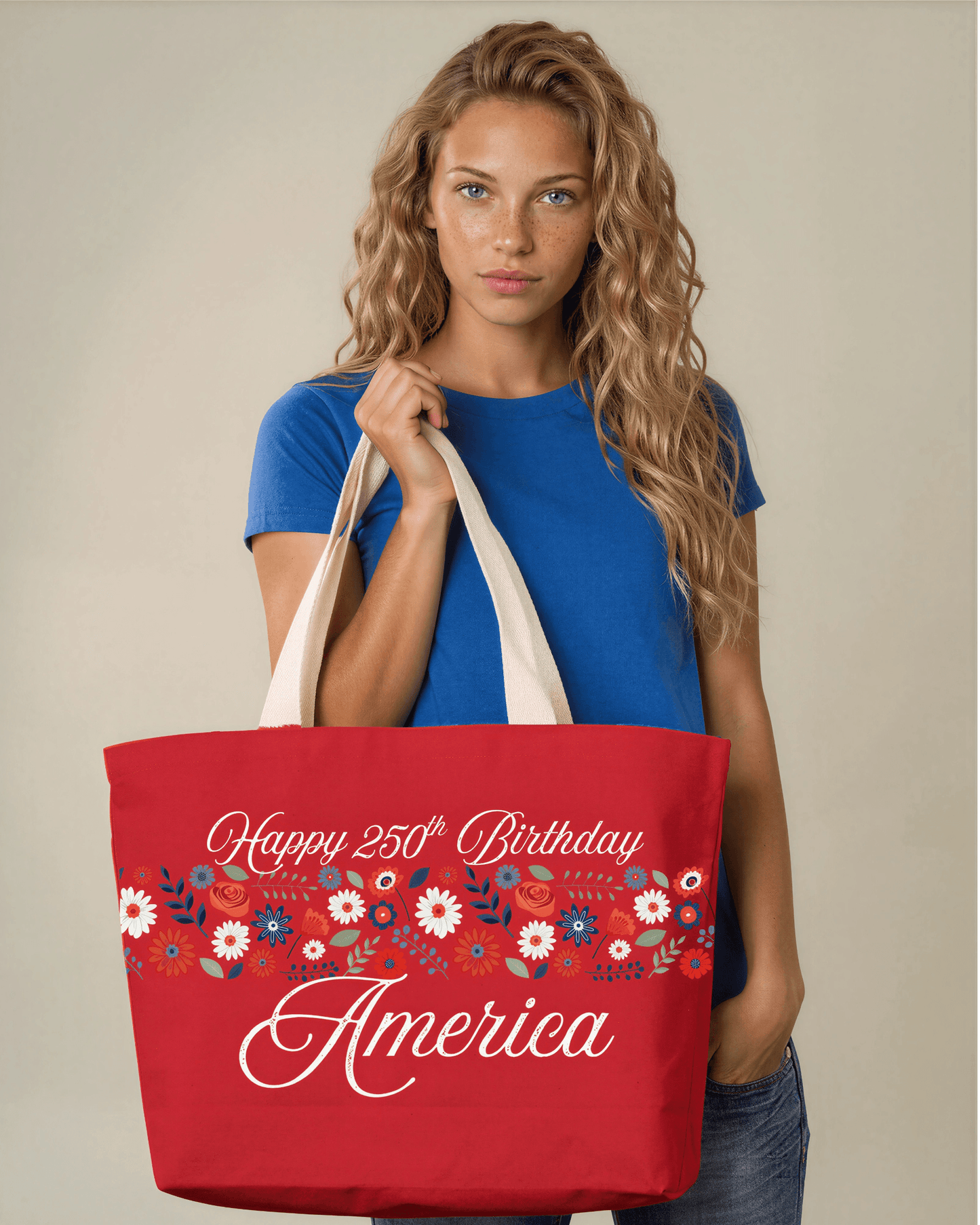 America 250 Commemorative Canvas Cotton Bag Made in USA